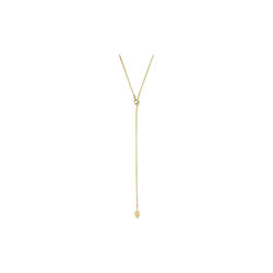 Leona Y-necklace, gold plated, Pure by Nat