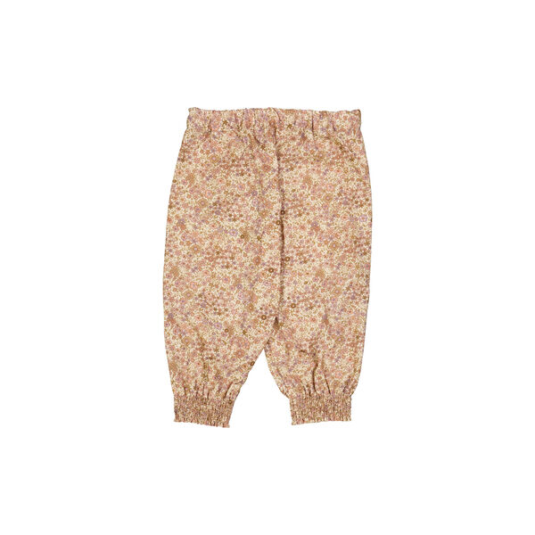 Sara Trousers, 3190 clam flowers, Wheat