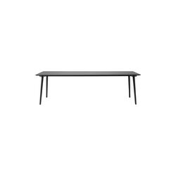 In Between SK6 Dining Table, black lacquered oak, &Tradition