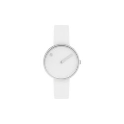 PICTO Wrist Watch, white/steel/white, PICTO