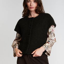 3560PBOKonia waistcoat, dark brown, PBO