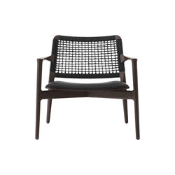 VIPP488 Cabin Lounge Chair, dark oak/black, Vipp