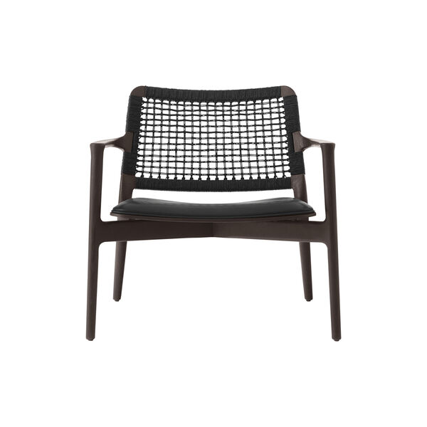 VIPP488 Cabin Lounge Chair, dark oak/black, Vipp