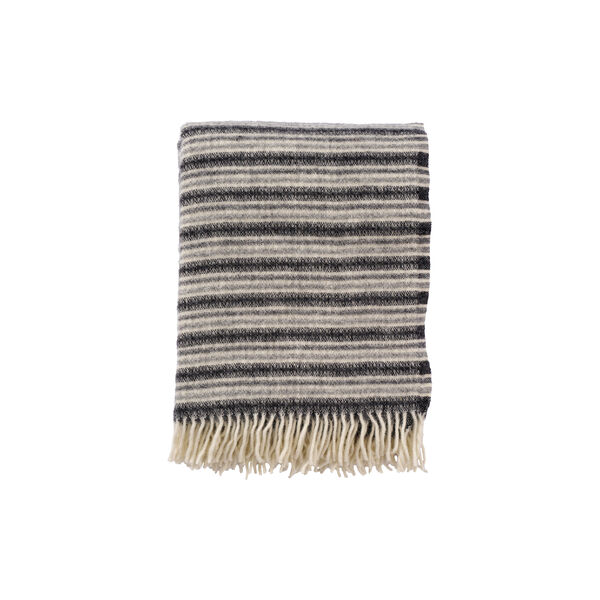 Frida Throw, dark grey, Klippan Yllefabrik