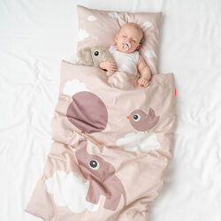 Elphee Baby Bed Linen, powder, Done by Deer