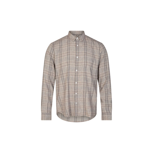 Marco Linen Check Shirt, bleached sand Marco Linen Check Shirt, bleached sand, MOS MOSH Gallery