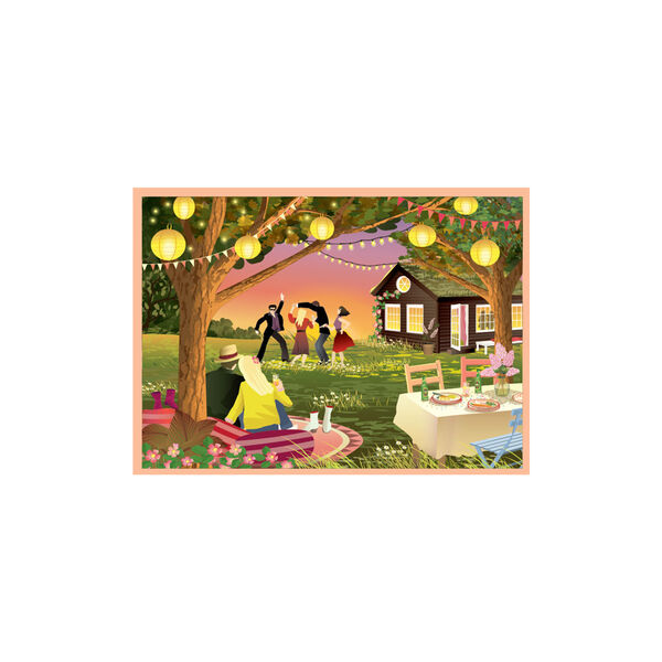 Garden Party Puzzle 1000 pieces, ViSSEVASSE