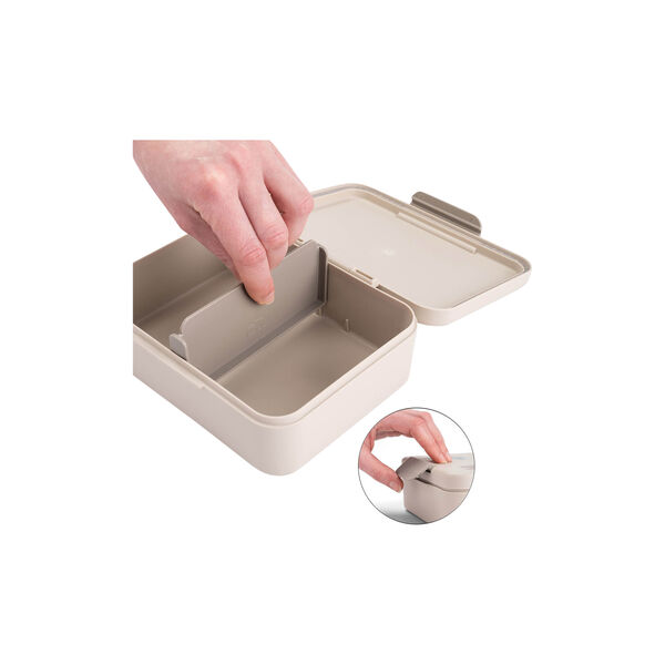 Celebration Lunch Box with Divider, sand, Done by Deer