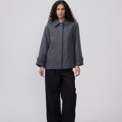 Ofiamd jacket, dark grey melange, Modström