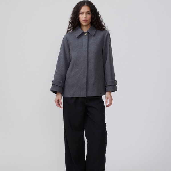 Ofiamd jacket, dark grey melange Ofiamd jacket, dark grey melange, Modström