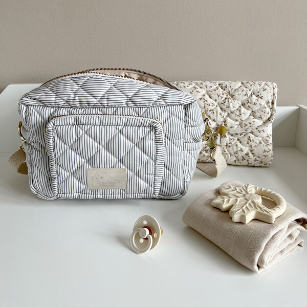 Quilted Changing Mat, lierre/almond, Cam Cam Copenhagen