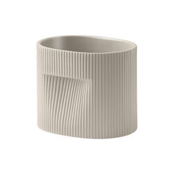 Ridge Planter, beige, Muuto