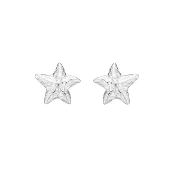Starfish Lustre Earrings 5 mm, silver, Studio Z