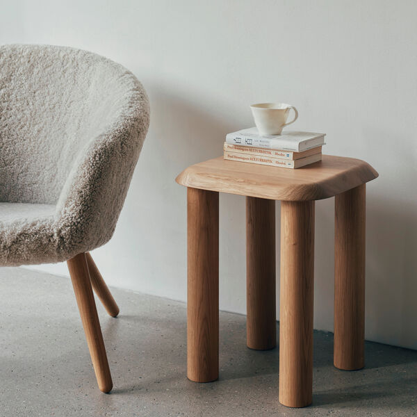 Ditzel Lounge Chair, Moonlight/oiled oak, Fredericia Furniture