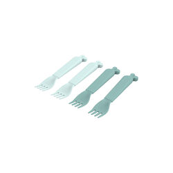Raffi Kiddish 4-pack Forks, blue, Done by Deer