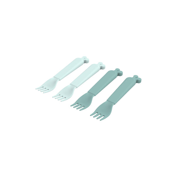 Raffi Kiddish 4-pack Forks, blue, Done by Deer