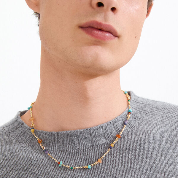 TRACE | Gold-Plated/Multi | Necklace, Pilgrim