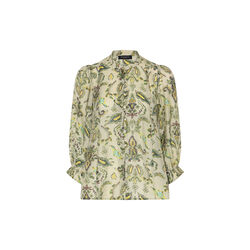 DuscleBBVivana shirt, multi green print, Bruuns Bazaar