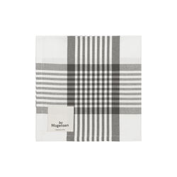 Napkin, large checks, By Mogensen