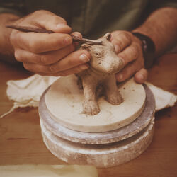 Annual Figurine 2026, Baby hippo, Royal Copenhagen