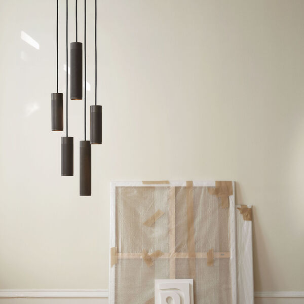 Patrone Cluster Ceiling Lamp Large, browned brass Patrone Cluster Ceiling Lamp Large, browned brass, Thorup Copenhagen