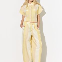 Tilly Trousers, yellow, HUNK&Oslash;N