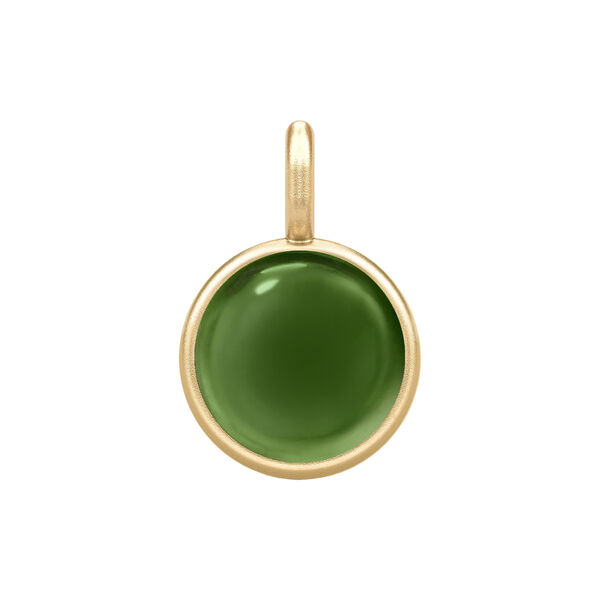 Prime Pendant, gold/moss green, Julie Sandlau
