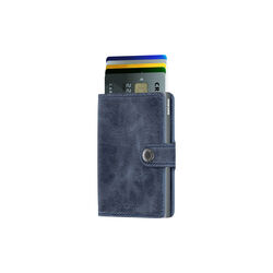 Miniwallet, vintage blue, Secrid