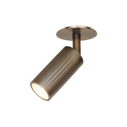 Luminar Box Mount Ceiling Light, browned brass, Rama Lights