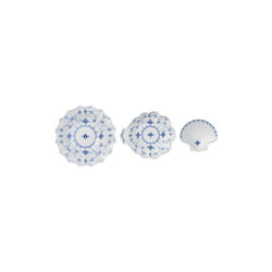 Blue Fluted Plain Serving Set 3 pcs., Royal Copenhagen
