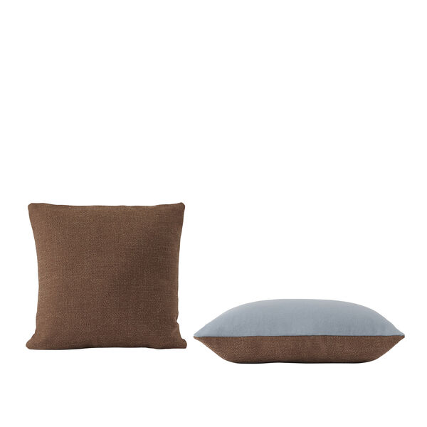 Mingle Cushion, copper brown/light blue Mingle Cushion, copper brown/light blue, Muuto