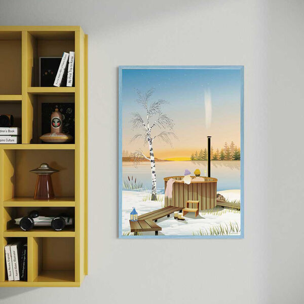 OUTDOOR HOT TUB Poster OUTDOOR HOT TUB Poster, ViSSEVASSE
