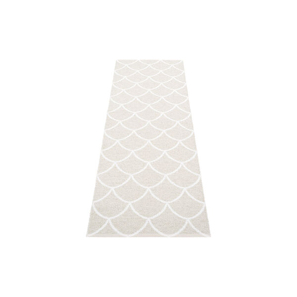 Kotte Plastic Rug, fossil grey/white, Pappelina