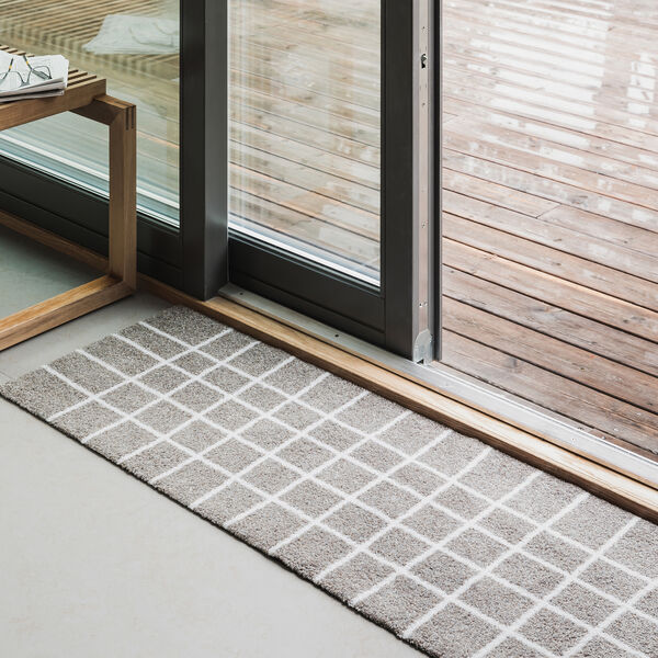 Hand Travertine Terrace Doormat, Heymat