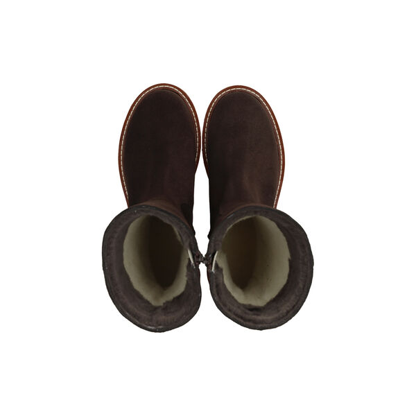 Leather Boot, dark brown/brown, ANGULUS