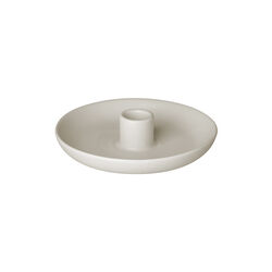 VELA Candle Holder round M, moonbeam, Blomus
