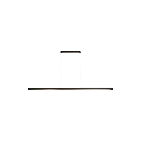 INLAY S1900 LINEAR Pendant, matt black/satin gold INLAY S1900 LINEAR Pendant, matt black/satin gold, LIGHT-POINT