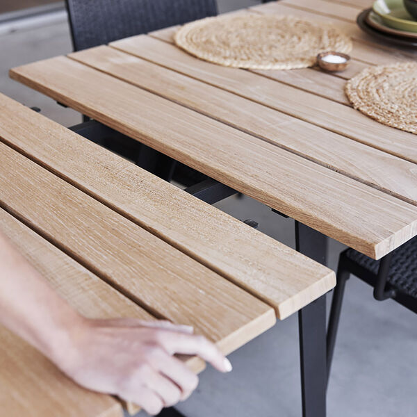 Copenhagen Dining Chair incl. 2 Extension Leaves, Cane-line