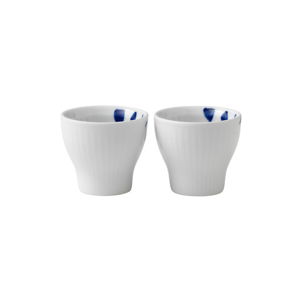 Blue Fluted Mega Egg Cup, 2 pcs, Royal Copenhagen