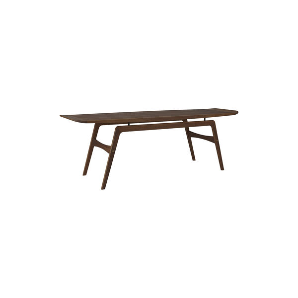 Professor data Mindful Surfboard Coffee Table, oiled walnut