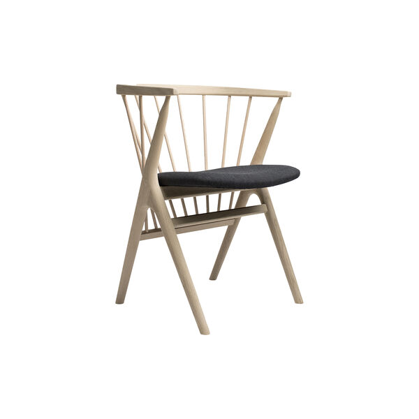 Sibast No 8 Dining Chair, soap treated oak/dark grey, Sibast Furniture