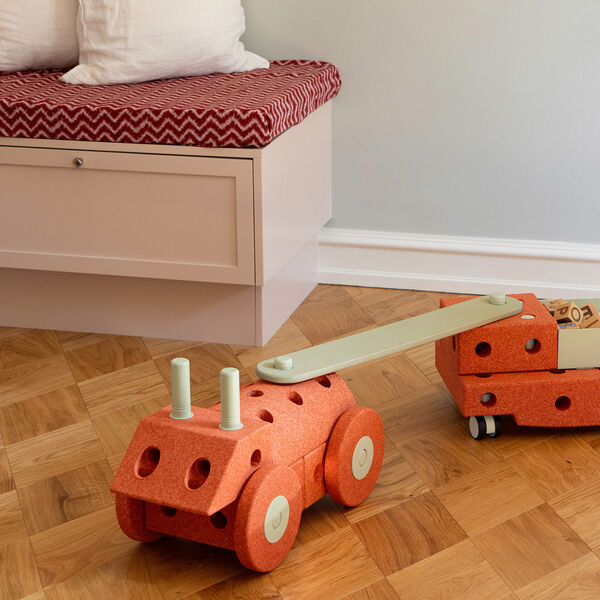 2 x Balance Beams, dusty green, MODU