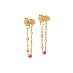 Lola Earring, silver/rainbow, ENAMEL Copenhagen