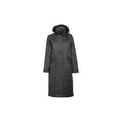 Padded Coat, dark brown check, Ilse Jacobsen Hornb&aelig;k