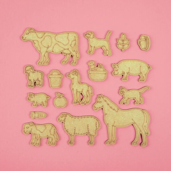 The Farm Wooden Toy | Farm Animals, Crateit