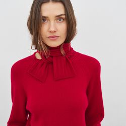 Eline Sweater, cherry red, CARE BY ME