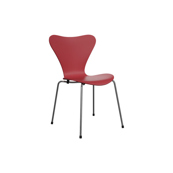Series 7&trade; 3107 Verner Panton 100 Chair, red, Fritz Hansen