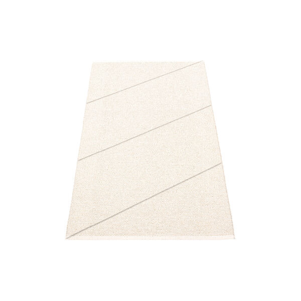 Randy Plastic Rug, warm grey/vanilla, Pappelina