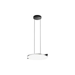 INLAY S3 DISC Pendant, matt black/satin silver, LIGHT-POINT