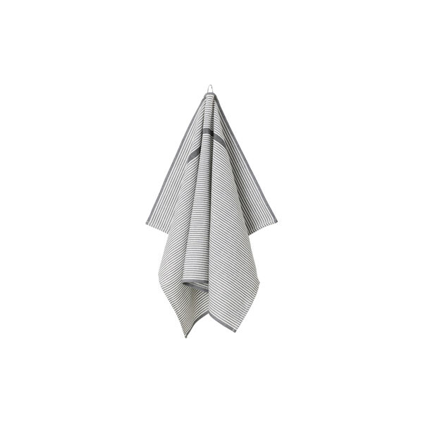 COMET Tea Towel, dark grey, Georg Jensen Damask